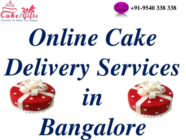 Online Cake Delivery in Bangalore