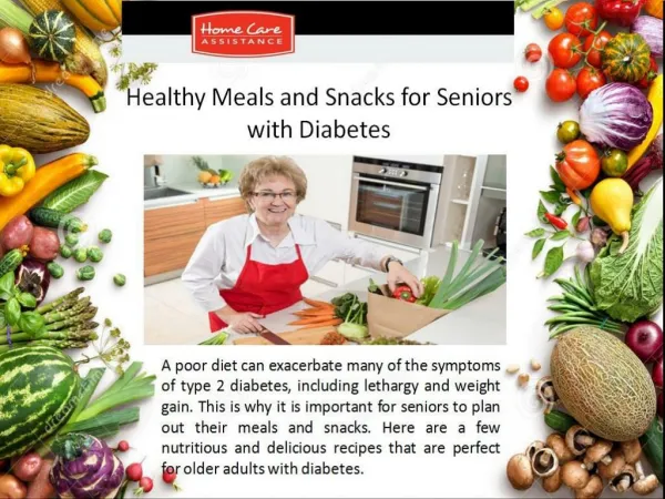 Healthy Meals and Snacks for Seniors with Diabetes