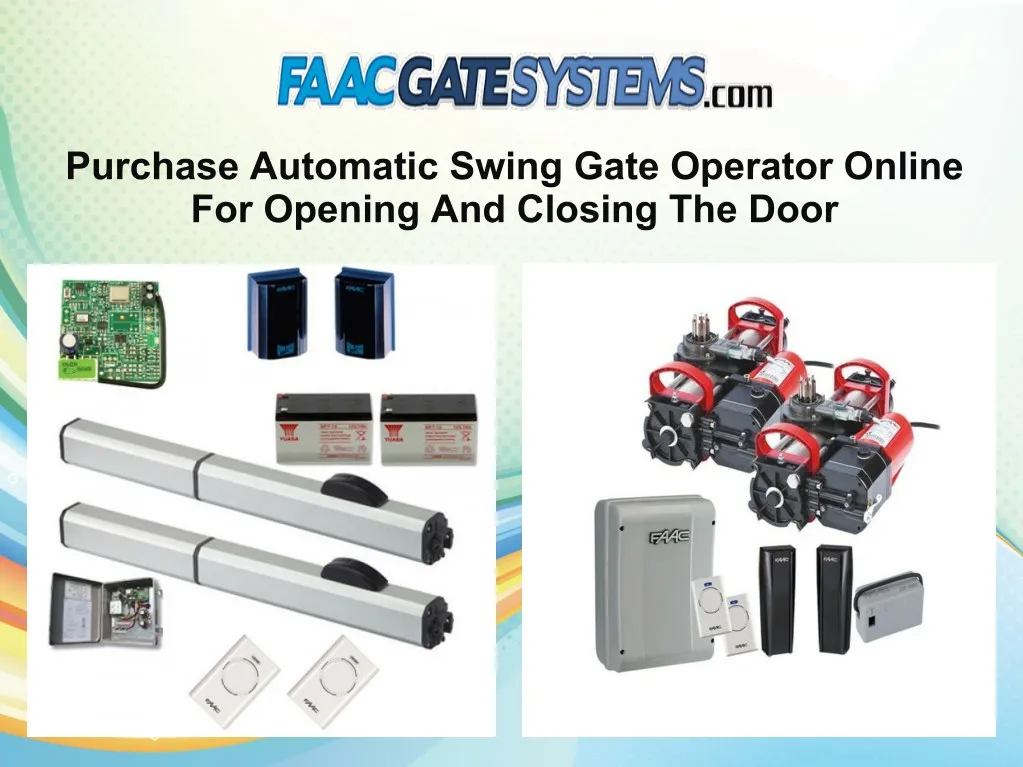 purchase automatic swing gate operator online