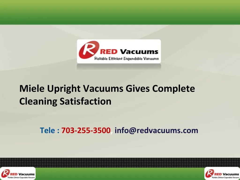 miele upright vacuums gives complete cleaning satisfaction