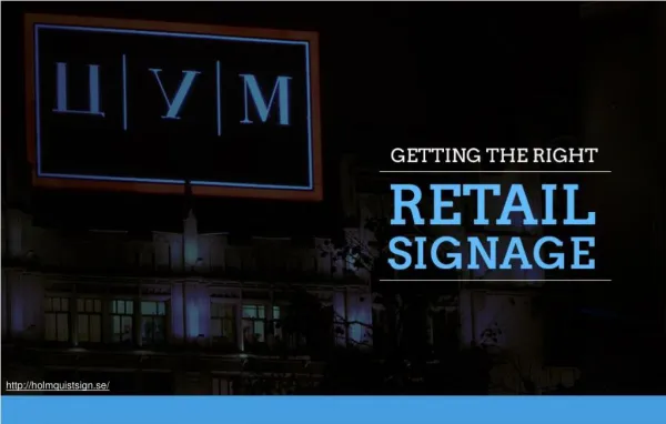 How to improve your retail signage to drive sales