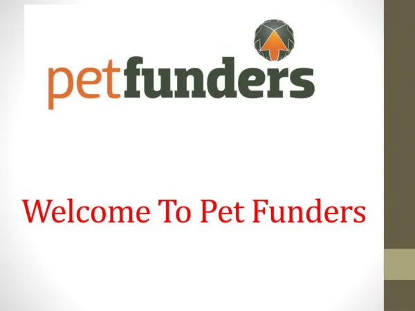 Pet Funders - Pet Loans and Finance for Vet Costs