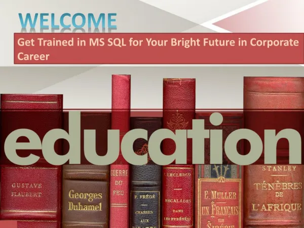SQL Server 2016 Training | Sql database training