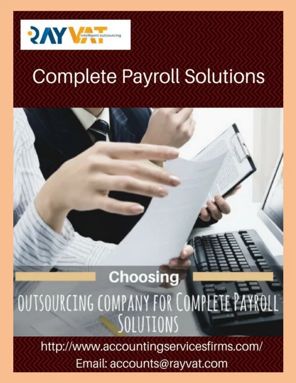 Why You Choosing a Payroll Services Outsourcing for Small Business?