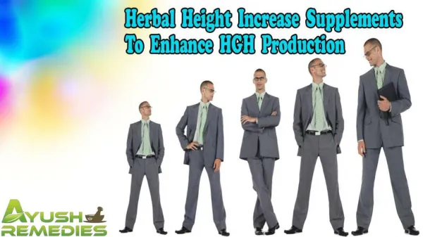 Herbal Height Increase Supplements To Enhance HGH Production