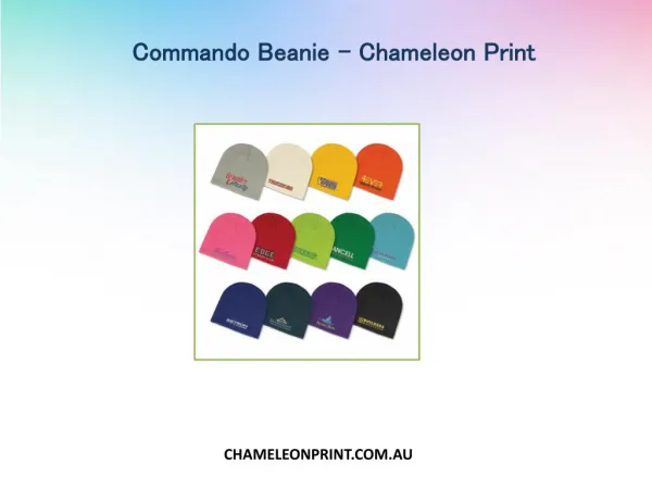 Commando Beanie - Chameleon Print