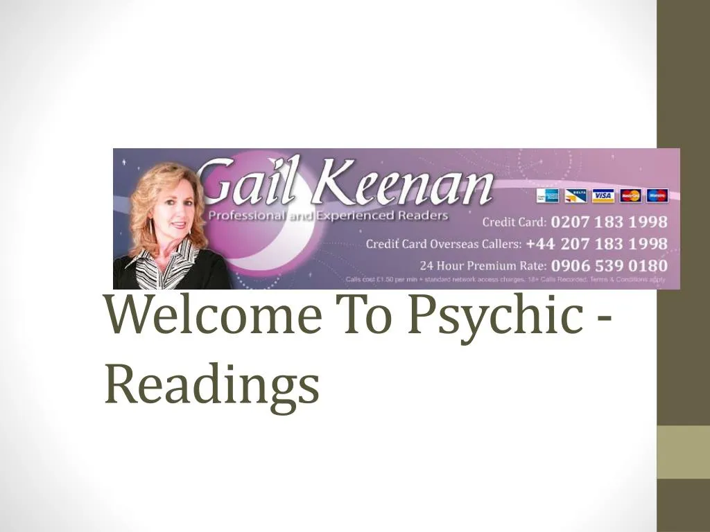 welcome to psychic readings