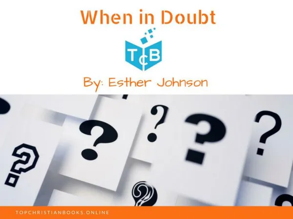 Esther Johnson - When in Doubt
