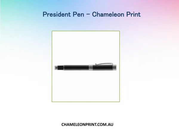 President Pen - Chameleon Print