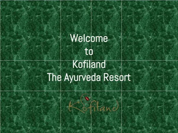 Best ayurvedic spa resorts in Thekkady Idukki