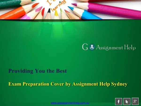 Exam Preparation Cover by assignment help sydney