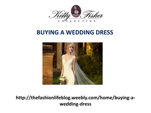 Buying a wedding dress