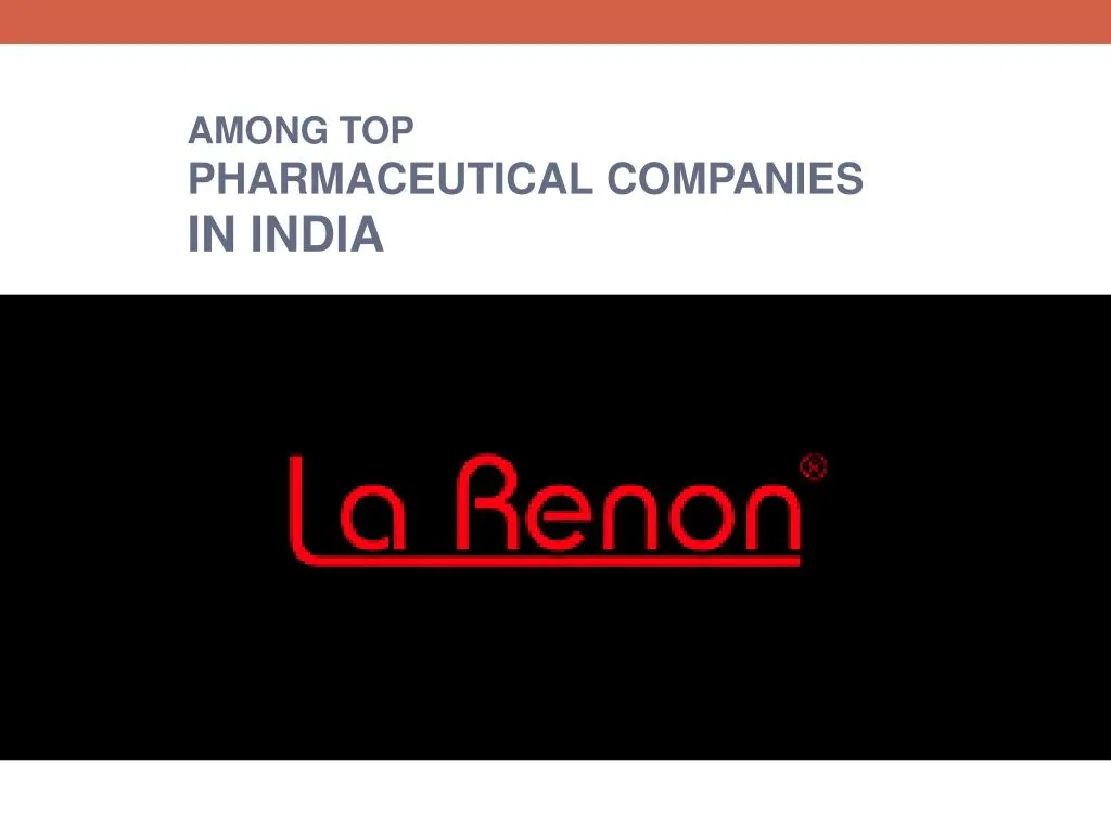 among top pharmaceutical companies in india
