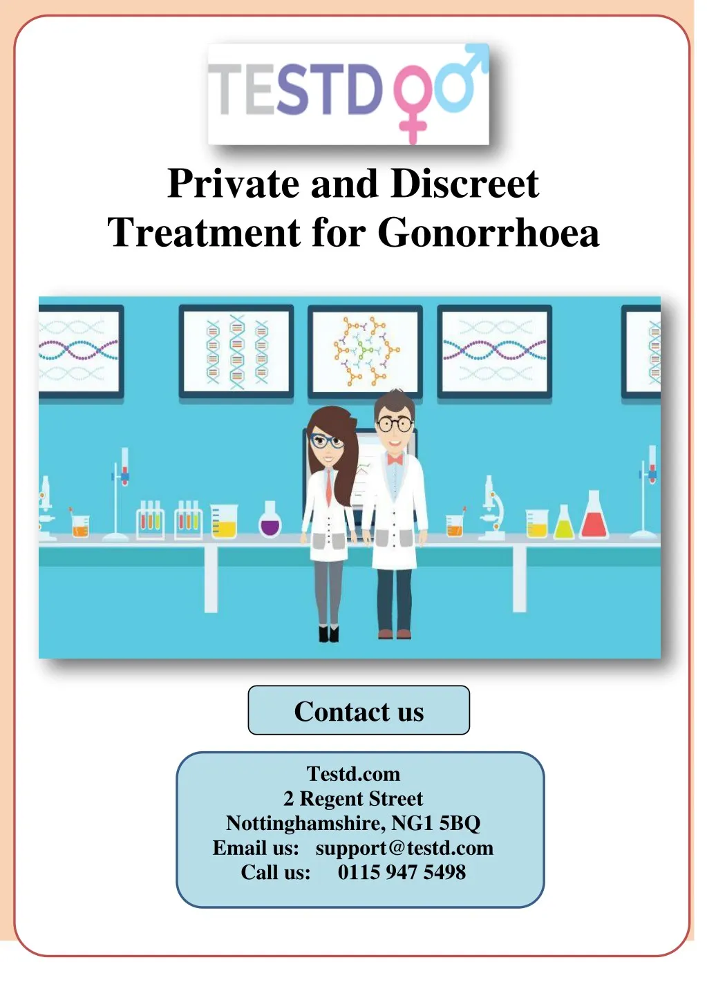 private and discreet treatment for gonorrhoea