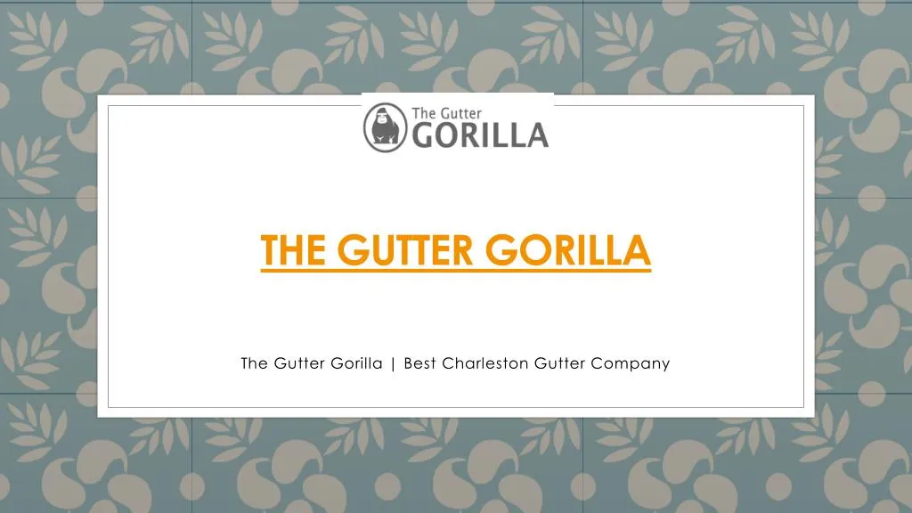 the gutter gorilla
