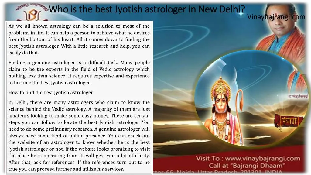 who is the best jyotish astrologer in new delhi