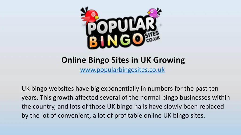 online bingo sites in uk growing