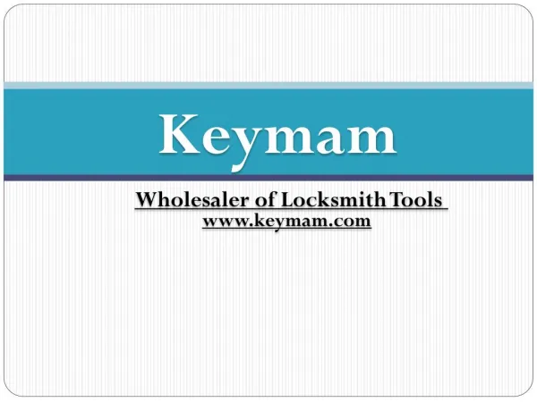 Find the Best Lock Opening Locksmith Tools - Keymam
