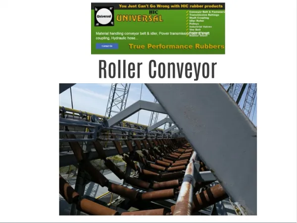 Roller Conveyor Suppliers in Delhi
