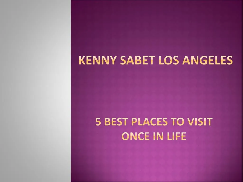 kenny sabet los angeles