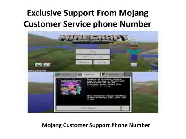 844-386-1464 Mojang Customer Service Phone Number