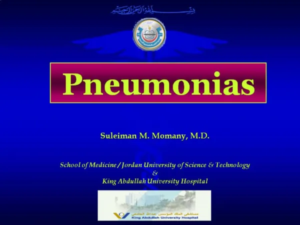 Suleiman M. Momany, M.D. School of Medicine