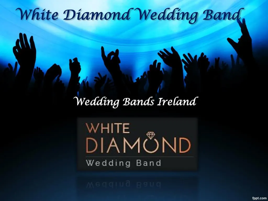 white diamond wedding band