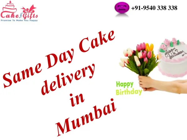 Same Day Cake Delivery in Mumbai