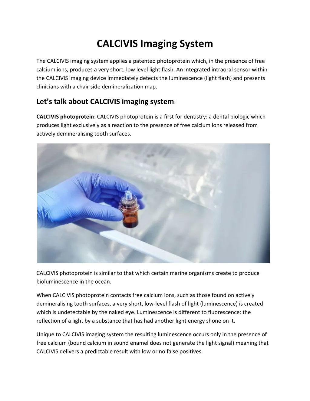 calcivis imaging system