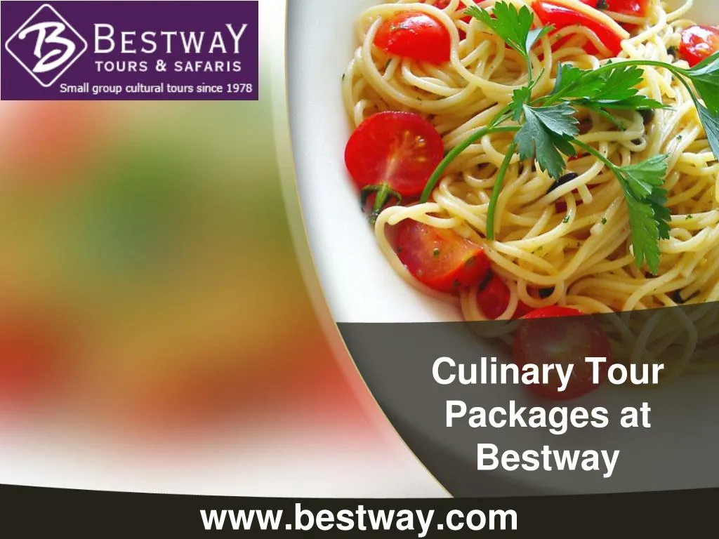 culinary tour packages at bestway