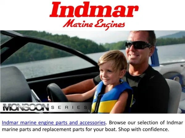 Indmar Marine Engine Parts