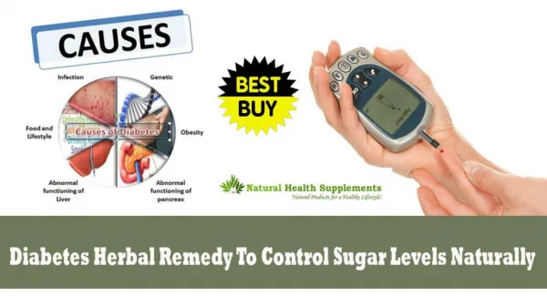 Diabetes Herbal Remedy To Control Sugar Levels Naturally