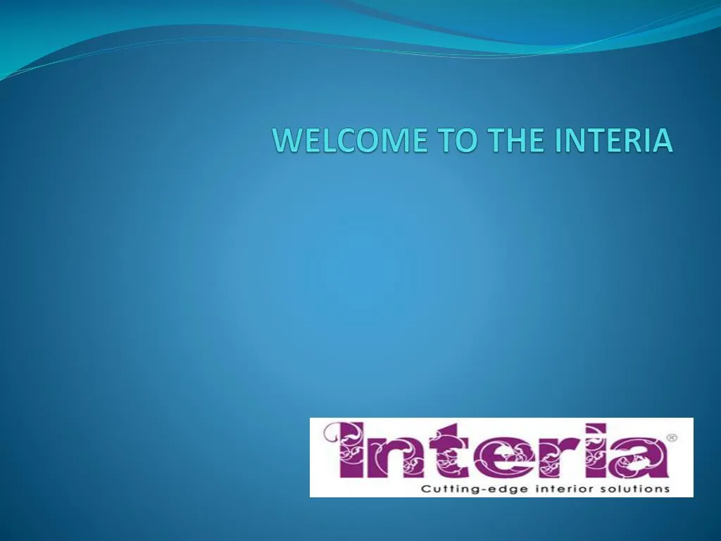 welcome to the interia
