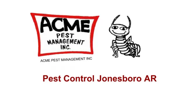 Pest Control Jonesboro AR
