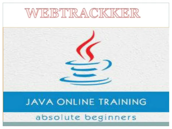 Java online training in INDIA