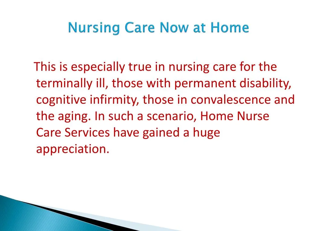 nursing care now at home