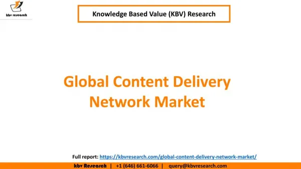 Global Content Delivery Network Market By Solution Type
