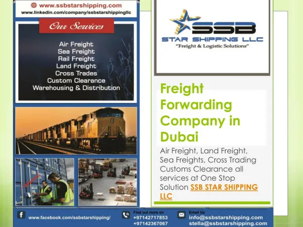 Freight Forwarders Company in Dubai