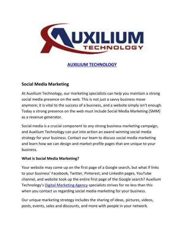 social media marketing company rockville maryland