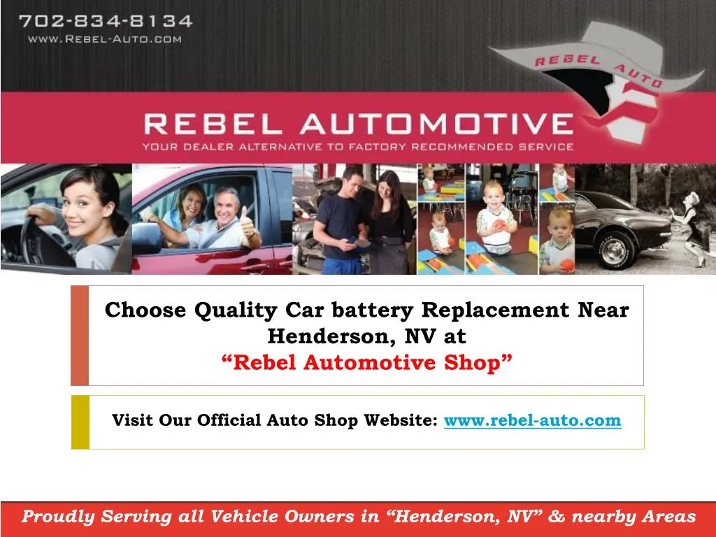 choose quality car battery replacement near henderson nv at rebel automotive shop