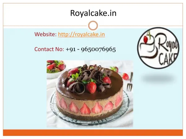 Online cake home delivery at midnight by royal cake