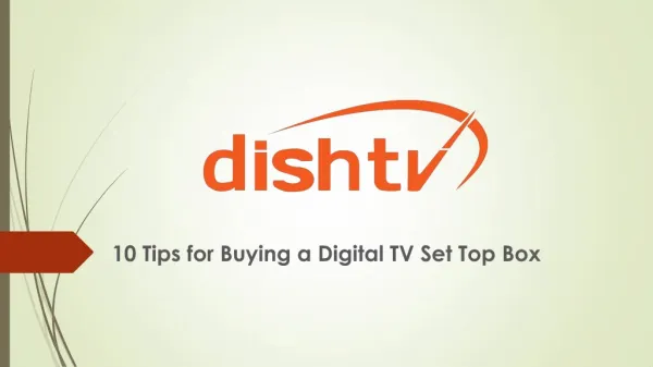 10 tips for buying a digital tv set top box