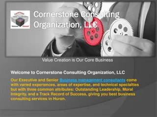 Business consulting services - slide 1