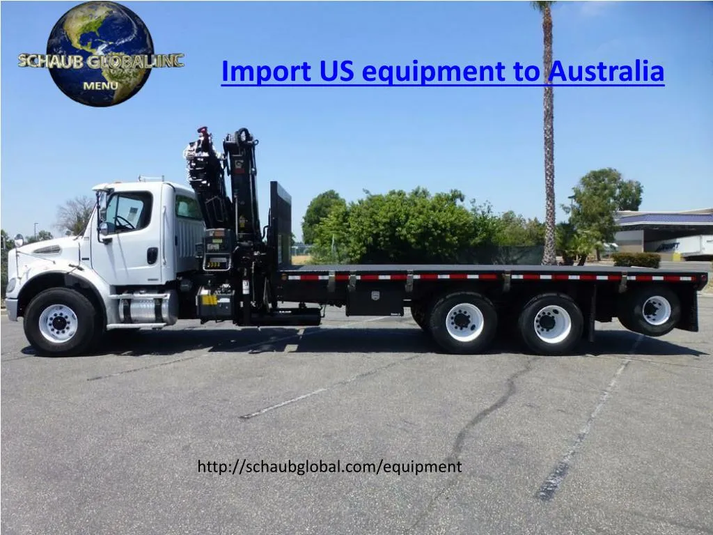 import us equipment to australia