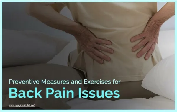 What Are Some Ways By Which Back Pain Can Be Prevented?