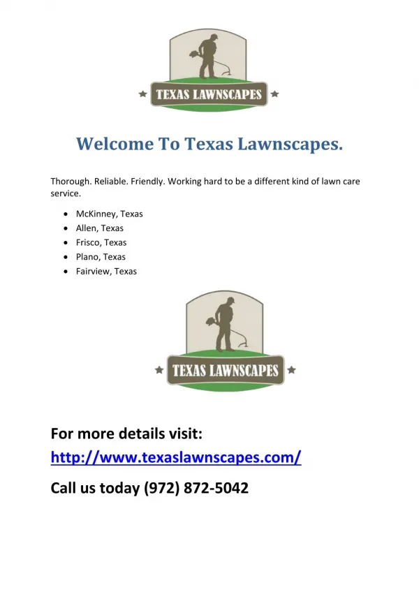 Landscaping Mckinney Tx – Texas Lawn Scapes