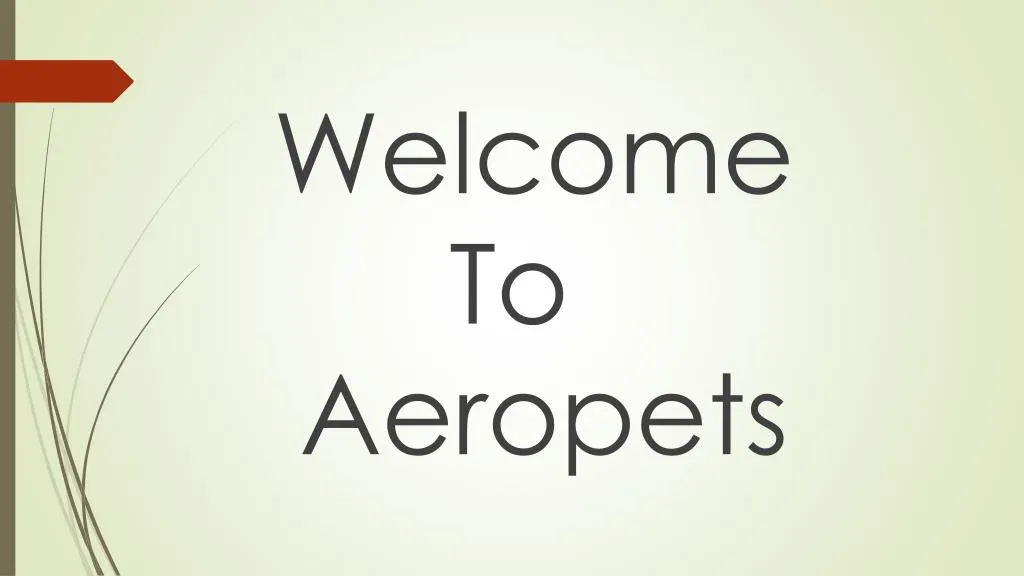 welcome to aeropets