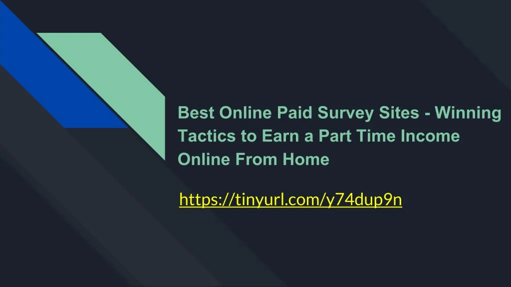 best online paid survey sites winning tactics
