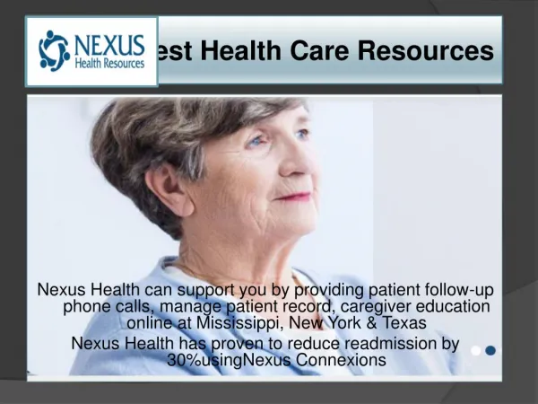Best Health Care Resources -Nexus