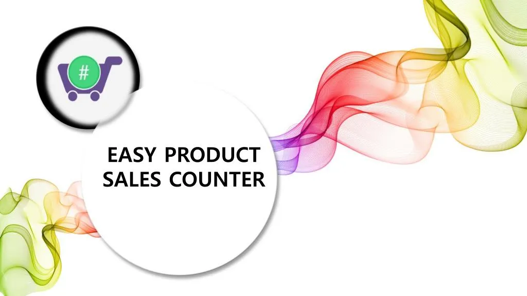 easy product sales counter